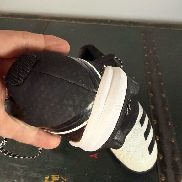 Adidas Icon V MD K Black White Baseball Cleats G28293 Youth Size US 3.5 - Picture 4 of 5